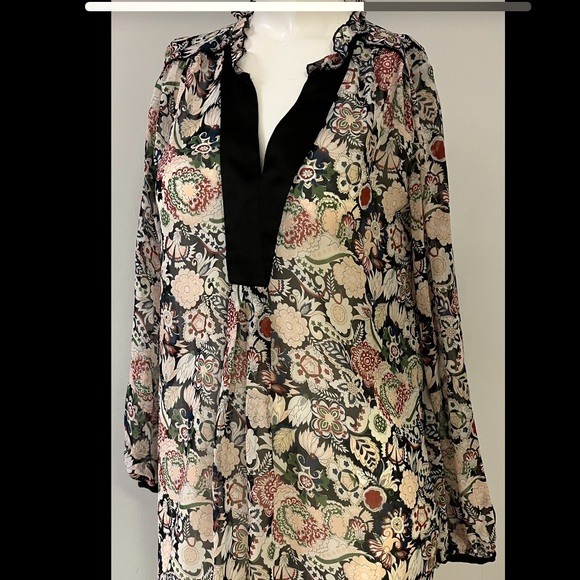 ZARA Basic bohemian top - Picture 2 of 7